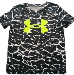 Under Armour UA Tech Big Logo Printed Boy's short-sleeve Athletic Shirt Size: 4